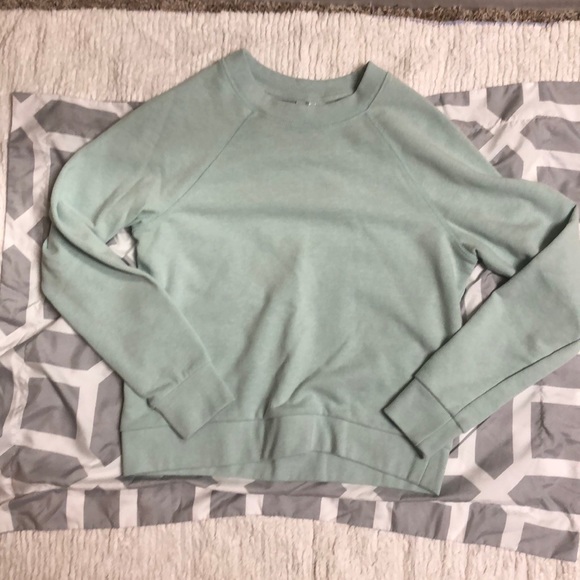 H&M Tops - H&M Divide cropped sweatshirt sage green size S